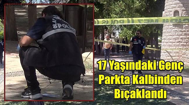 17 Yaşındaki Genç Parkta Kalbinden Bıçaklandı 