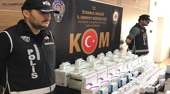 İstanbul'da 10 milyon TL lik kanser ilacı operasyonu 
