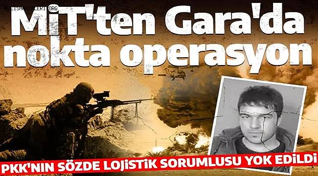 MİT'ten Gara'da nokta operasyon