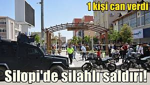 Silopi'de silahlı saldırı! 1 kişi can verdi