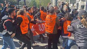 Şişli’den Taksim’e yürümek isteyen gruplara polis müdahalesi