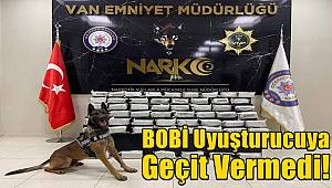 Van'da 60 kilo eroini 'Bobi' buldu