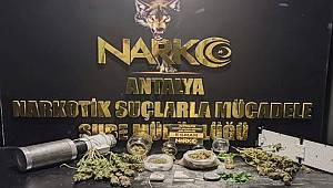 Antalya'da uyuşturucu operasyonunda 5 şüpheli yakalandı 
