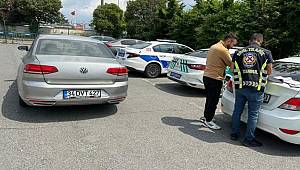D-100'de makas atan sürücüye 8 bin 128 TL ceza