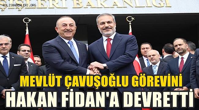 Dışişleri Bakanlığı'nda devir teslim töreni 
