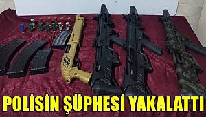 Gaziantep'te şüpheli şahısların üzerinden pompalı tüfek çıktı 