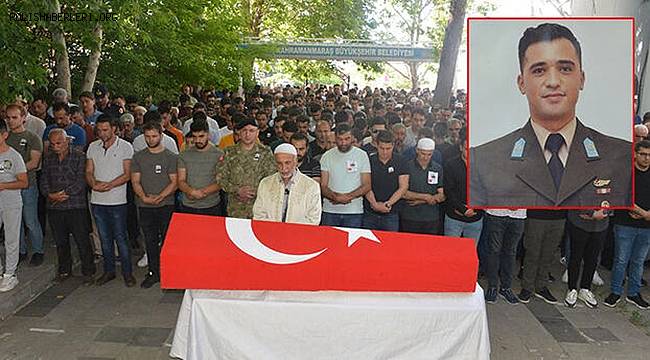 Isparta'da kazada ölen astsubay, Kahramanmaraş'ta toprağa verildi 
