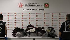 İstanbul Havalimanı'nda 93 kilo insan saçı ele geçirildi