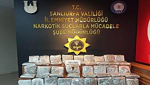 Şanlıurfa'da 38 kilo skunk maddesi ele geçirildi 