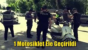 Gaziantep'te Çalıntı Motosiklet Denetimleri Sonucunda 1 Motosiklet Ele Geçirildi