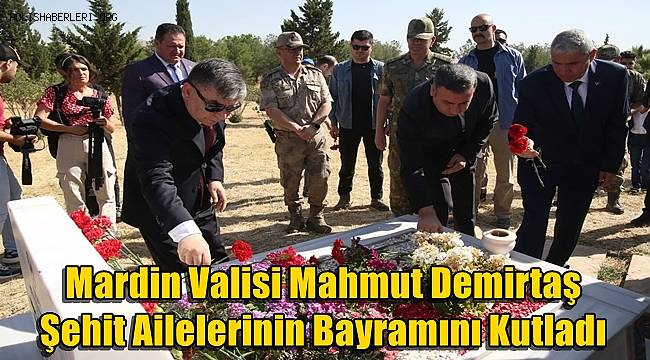 Mardin Valisi Mahmut Demirtaş, Şehit Ailelerinin Bayramını Kutladı 