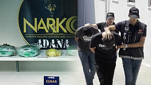 Adana'da Otomobilde 4 Kilogram Esrar Ele Geçirildi, 2 Kişi Tutuklandı  