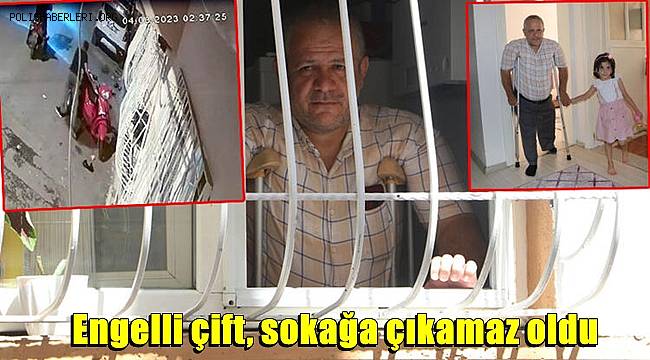 Gaziantep'te motosikleti çalınan engelli çift, sokağa çıkamaz oldu