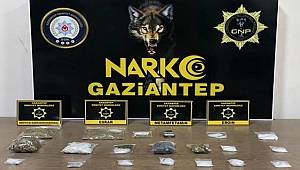 Gaziantep'te Uyuşturucu Operasyonunda 14 Şüpheli Gözaltına Alındı