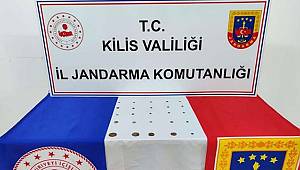 Kilis'te 25 sikke ele geçirildi