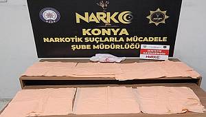Konya'da kağıtlara emdirilmiş 50 milyon lira değerinde uyuşturucu ele geçirildi