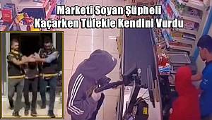Marketi soyan şüpheli, kaçarken tüfekle kendini vurdu