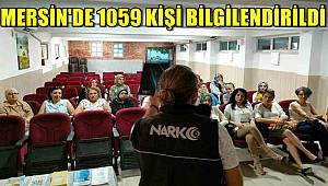 Mersin'de 'En iyi narkotik polisi! Anne' eğitimleriyle bin 59 kişiye ulaşıldı