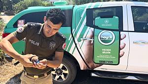 Mersin'de polis, bitkin haldeki kerkenezin yaşama tutunmasını sağladı