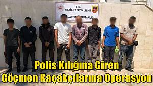 Polis kılığına giren göçmen kaçakçılarına operasyon! 13 gözaltı 