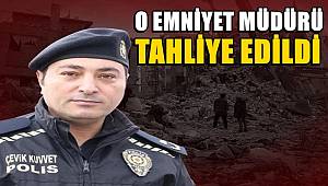 Depremzedelerin yardım malzemelerini evine götüren emniyet müdürü tahliye edildi 