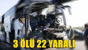 Erzurum-Ağrı yolunda kaza! 3 ölü ve 22 yaralı