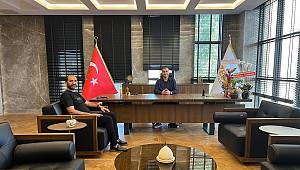 Haber Müdürü Polat'tan Oda Başkanı Özel'e ziyaret 
