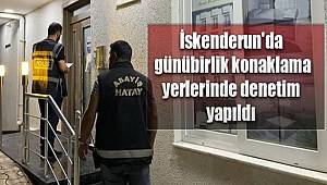 İskenderun'da günübirlik konaklama yerleri denetlendi