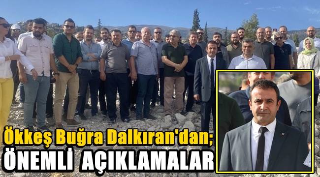 Kahramanmaraş'ta İnşaat Mühendisleri Odası İl Temsilcisi Ökkeş Buğra Dalkıran'dan açıklama