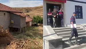 Kırıkkale'de firari hükümlü kaçış penceresi yaptırdığı evinde yakalandı