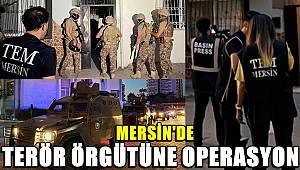 Mersin'de terör örgütlerine yönelik operasyonda 4 zanlı yakalandı 