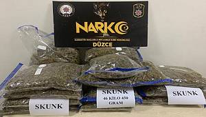 Mobilyalar arasına gizlenmiş 46 kilogram uyuşturucu ele geçirildi 