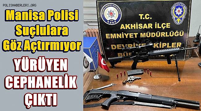 Akhisar Ekiplerince Silah ve Mühimmat Ele Geçirildi