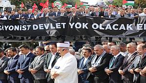 Gaziantep’te Binlerce Vatandaş Filistin’e Destek Yürüyüşü Yaptı