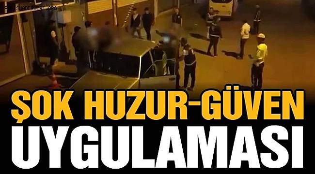 Gaziantep'te Şok Huzur-Güven Uygulaması! 5 Şüpheli Yakalandı