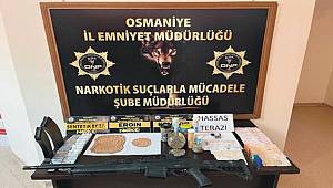Osmaniye'de uyuşturucu operasyonunda 4 tutuklama 