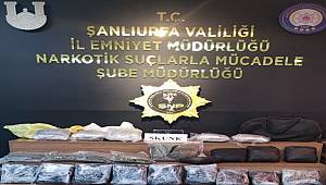 Şanlıurfa'da 15 Kilo 550 Gram Skunk Ele Geçirildi 