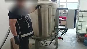 Tekirdağ'da 12 ton etil alkol ele geçirildi