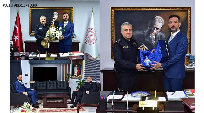 Emniyet Müdürü Aktaş'tan Mehmet Uğurelli'ye Öğretmenler Günü Ziyareti