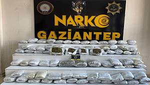 Gaziantep’te 41 kilo skunk ve metamfetamin ele geçirildi 