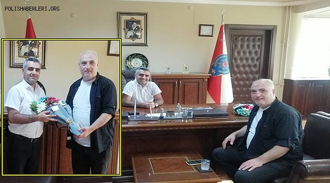 Polis Haberleri Gazetesi'nden Soma İlçe Emniyet Müdürü'ne ziyaret
