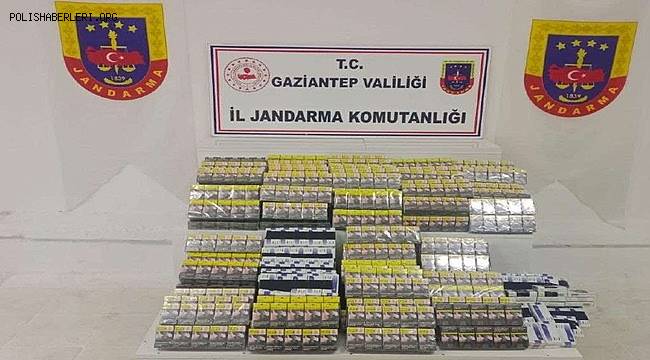 Gaziantep'te 180 bin lira değerinde kaçak sigara ele geçirildi 