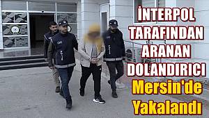 Interpol'ün aradığı dolandırıcılık şüpheli, Mersin'de yakalandı