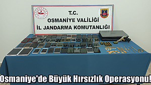 Osmaniye'de Büyük Hırsızlık Operasyonu! 