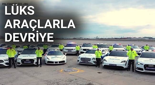 Suç örgütlerinden el konularak polise verilen araçlar İstanbul sokaklarında 