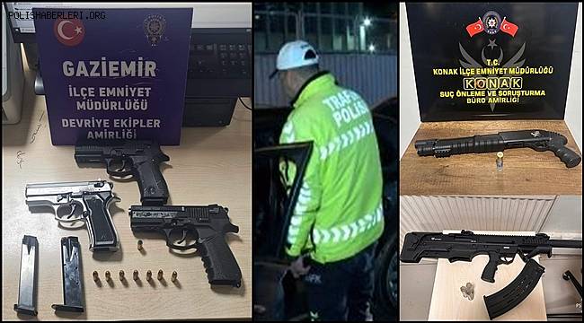 İzmir’de yılbaşı magandaları suçüstü yakalandı 