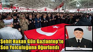 Pençe-Kilit Harekatı Şehidi Hakan Gün Gaziantep'te Son Yolculuğuna Uğurlandı 