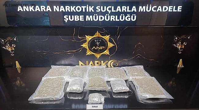 Ankara'da Uyuşturucu Operasyonunda 3 Kişi Gözaltına Alındı