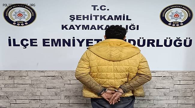 Gaziantep'te polis ekipleri hırsızlık olaylarının failini yakaladı 