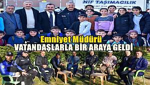 Manisa İl Emniyet Müdürü vatandaşlarla bir araya geldi 